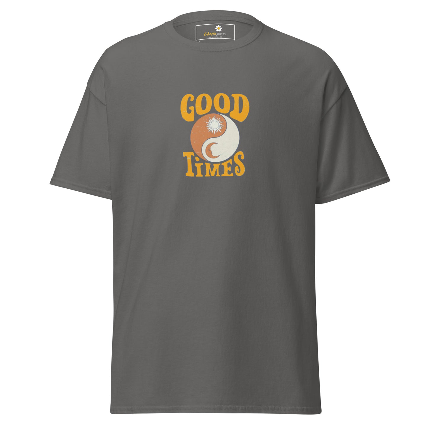 Unisex classic t-shirt - POSITIVE GOOD TIMES YIN YANG - REGULAR