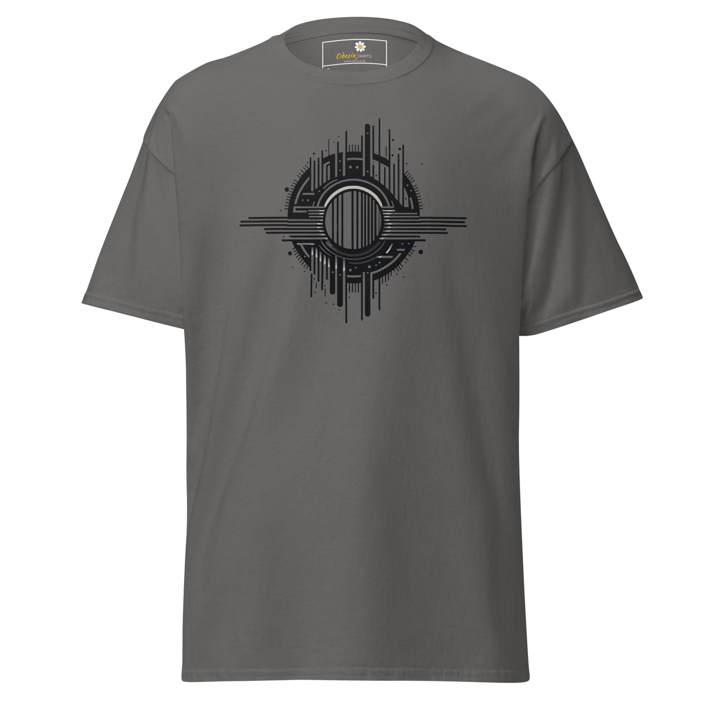Unisex classic t-shirt - ABSTRACT SPHERE LINES - REGULAR
