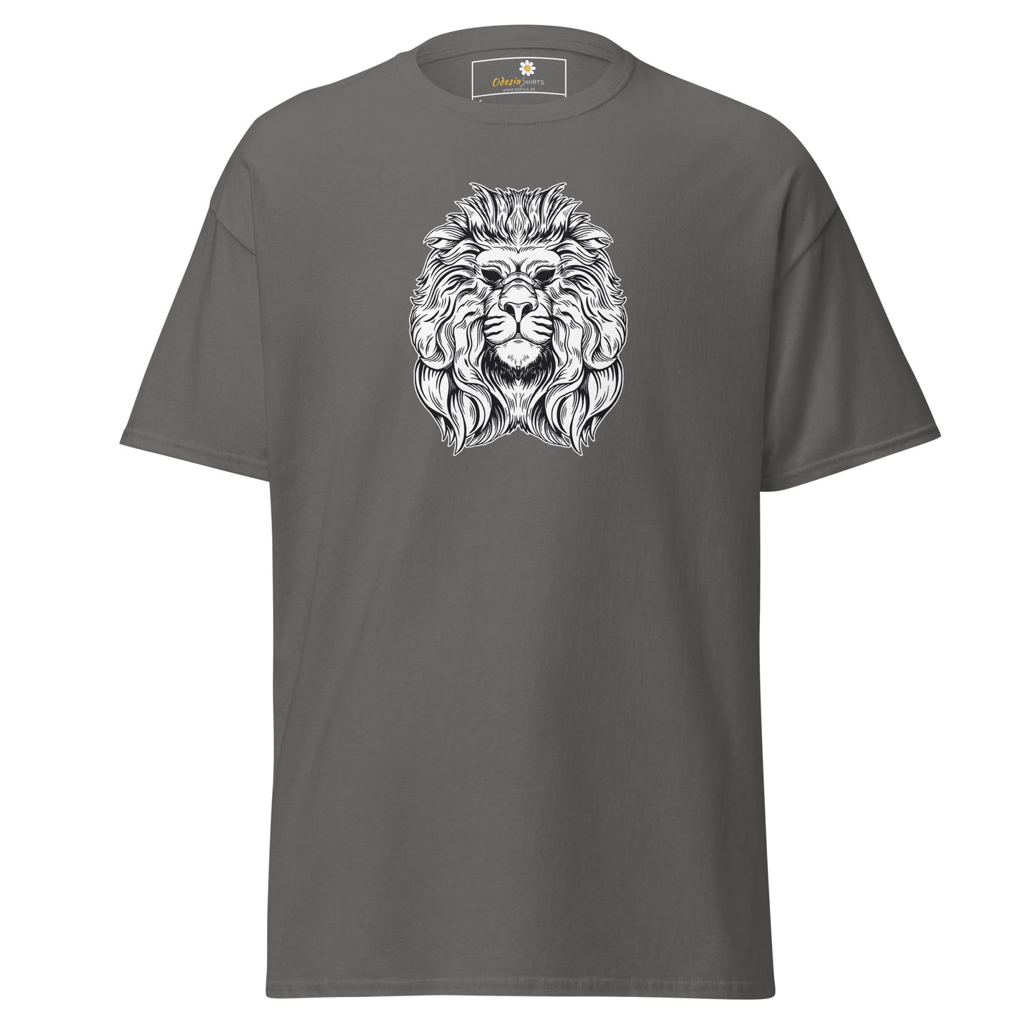 Unisex classic t-shirt - WILD LIFE LION HEAD - REGULAR