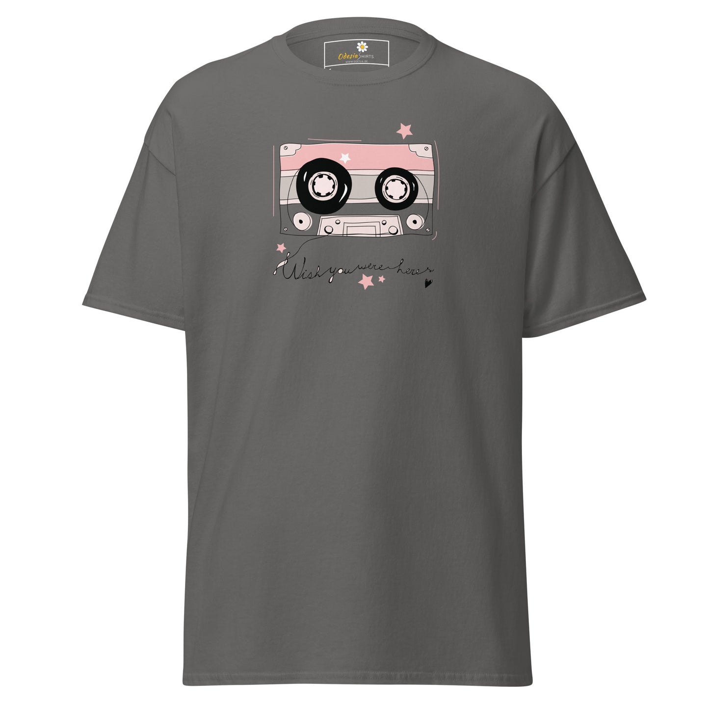 Unisex classic t-shirt - MUSIC WISH YOU WERE HERE - REGULAR