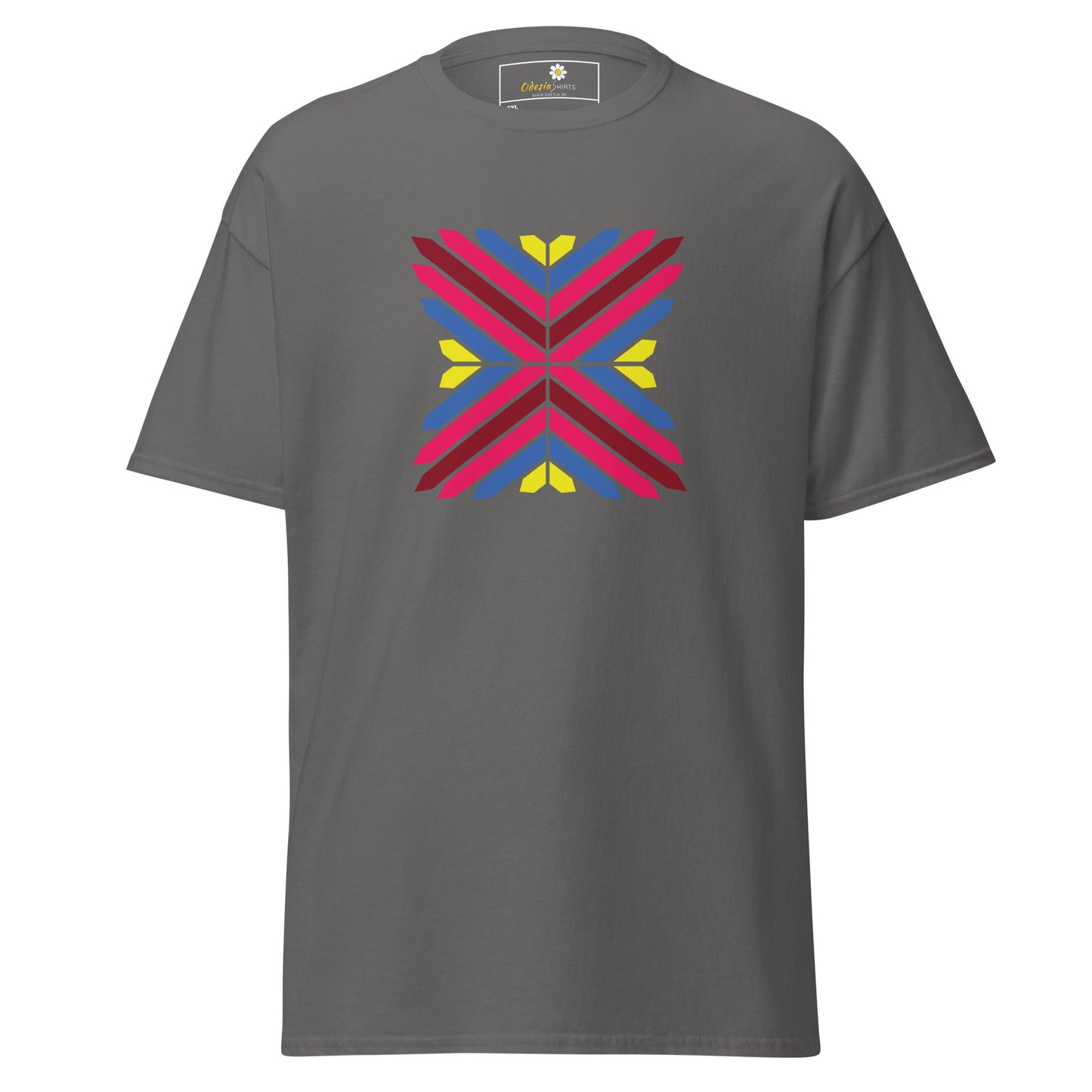 Unisex classic t-shirt - ABSTRACT TRIANGLES - BIG