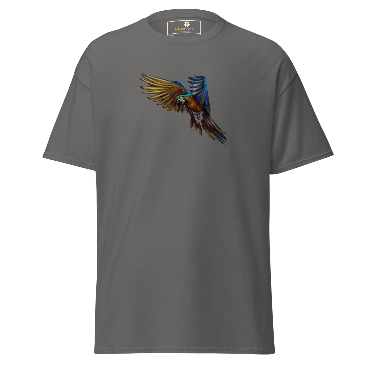 Heren klassiek t-shirt - WILDLIFE PARROT - GROOT