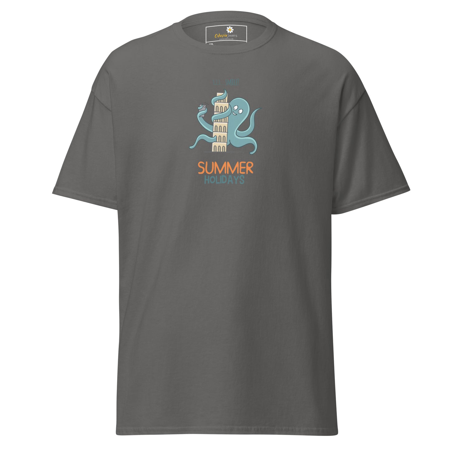 Heren klassiek t-shirt - ZOMERPLEZIERVAKANTIES - GROOT