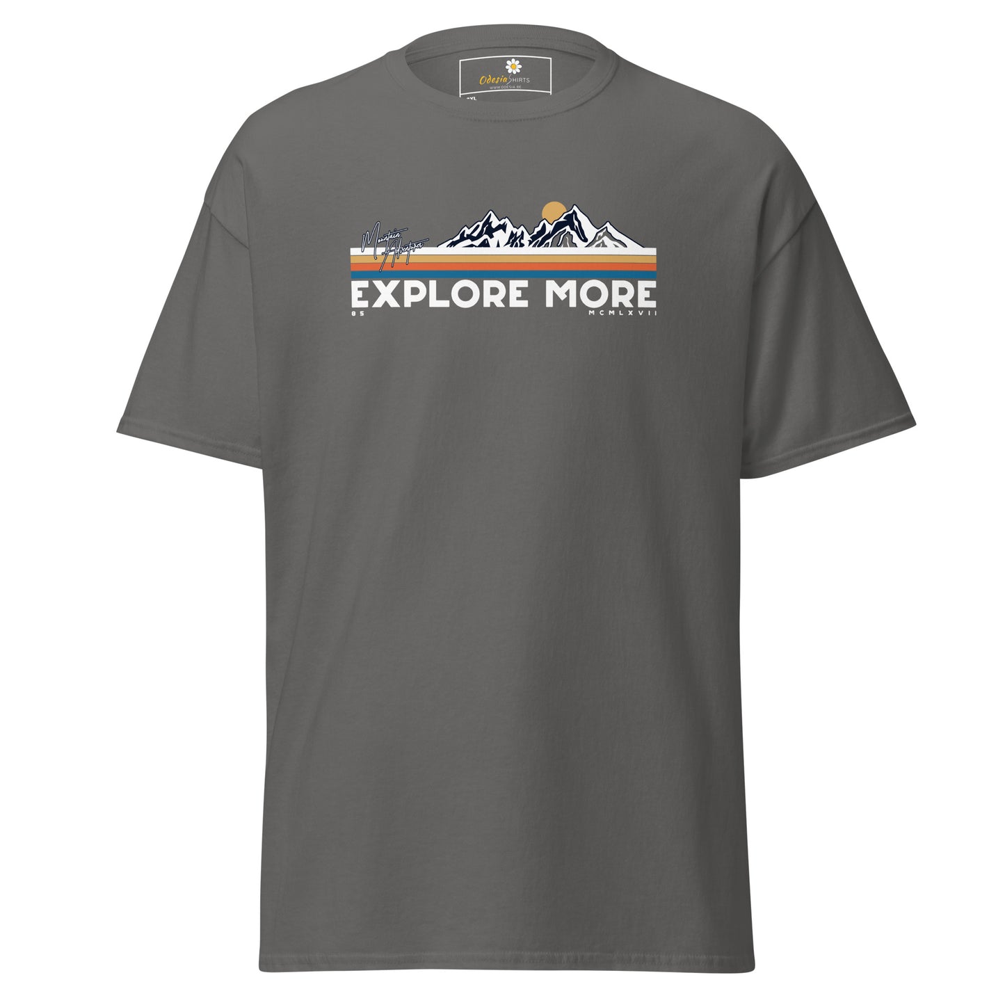 Unisex classic t-shirt - ADVENTURE EXPLORE MORE - BIG