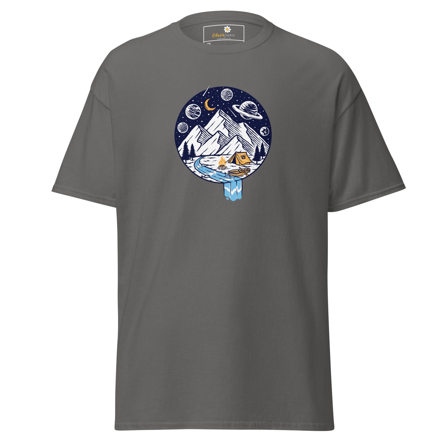 Unisex classic t-shirt - ADVENTURE NIGHT TENT - BIG