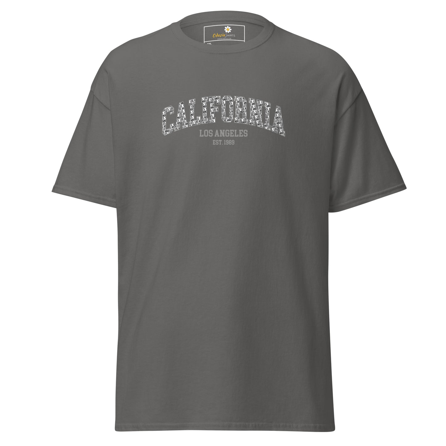 Klassiek T-shirt voor heren - TEXT CALIFORNIA MORE - GROOT