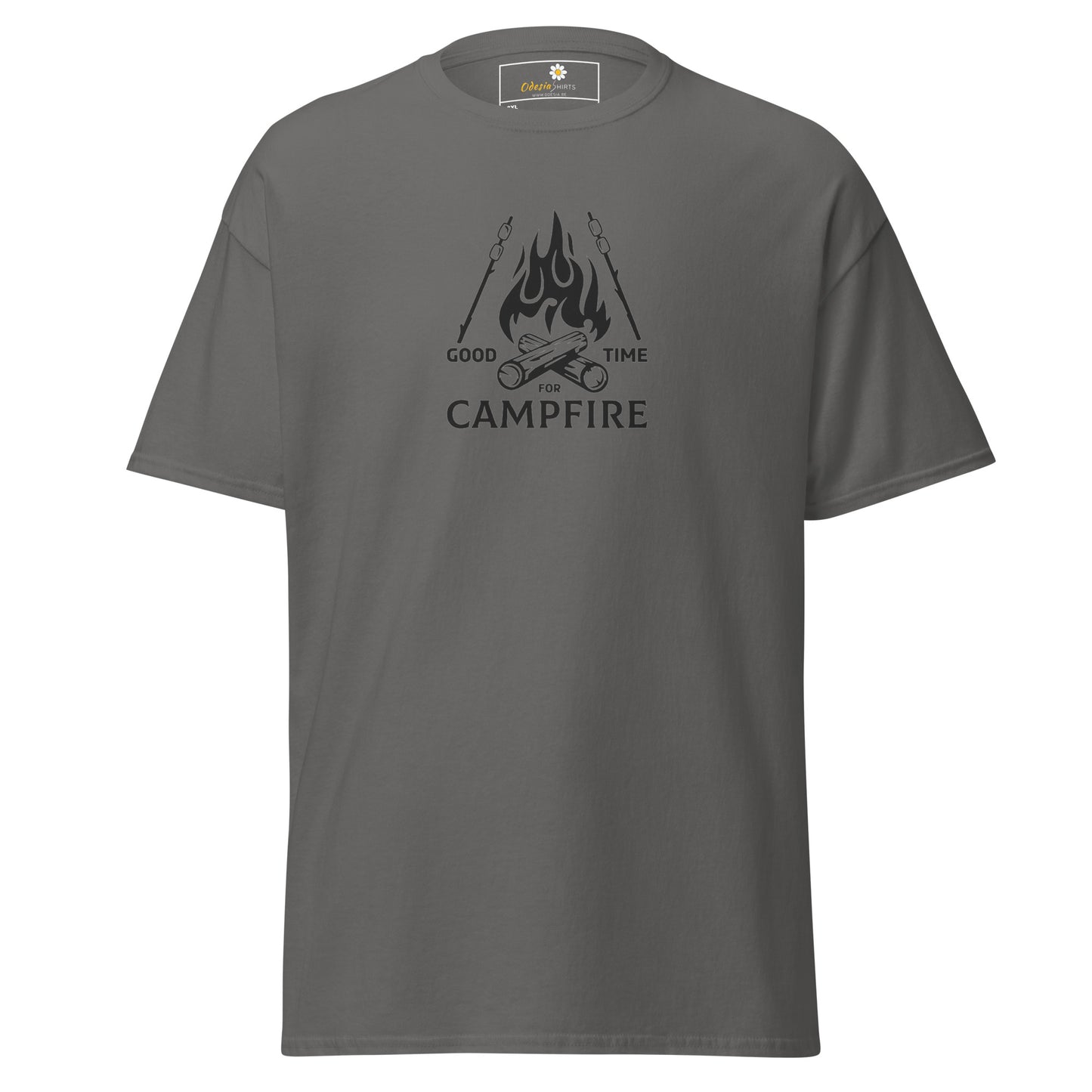 Unisex classic t-shirt - ADVENTURE GOOD TIMES CAMPFIRE - BIG