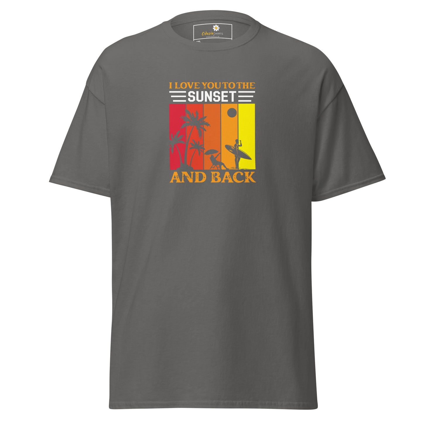 T-shirt classique pour homme - SUMMER LOVE SUNSET - BIG