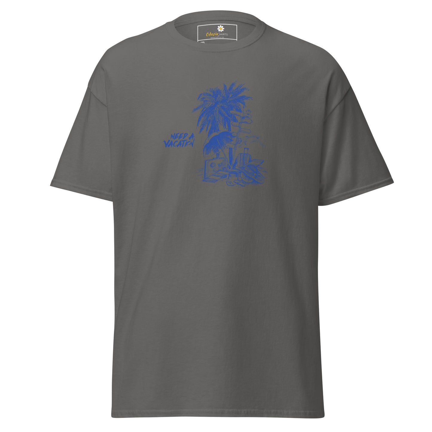 T-shirt classique pour homme - SUMMER NEED A VACATION - BIG