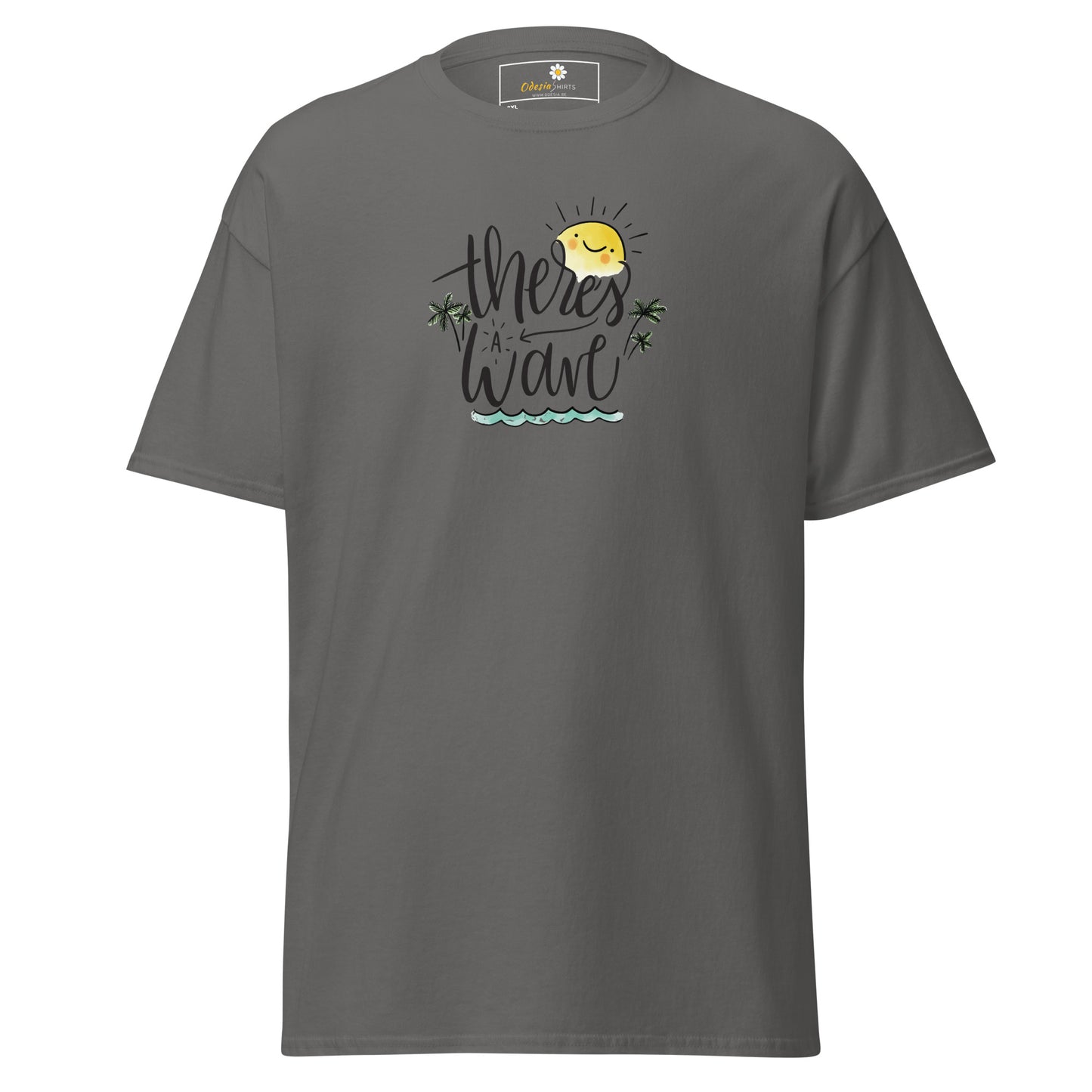 T-shirt classique pour homme - SUMMER THERES A WAVE - BIG