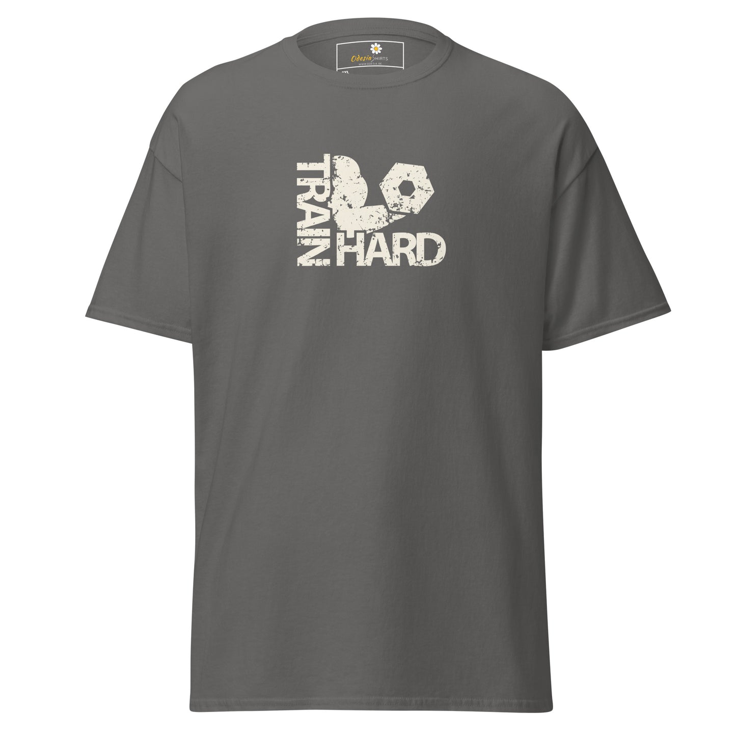 Unisex classic t-shirt - SPORT TRAIN HARD - BIG
