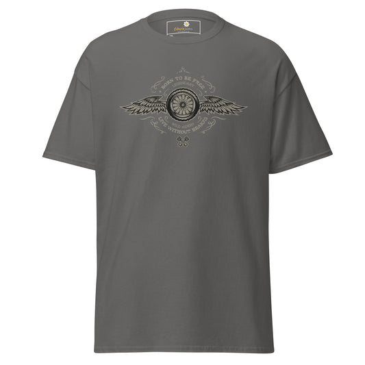 T-shirt classique homme - VINTAGE BORN TO BE FREE - GRAND