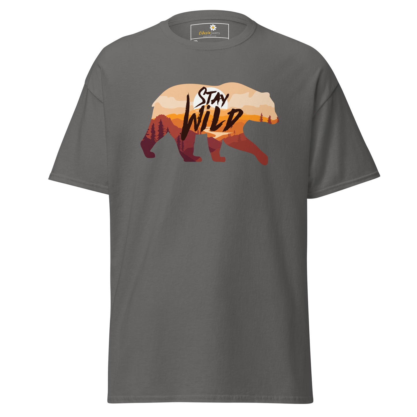 Unisex classic t-shirt - ADVENTURE WILDLIFE STAY WILD - BIG