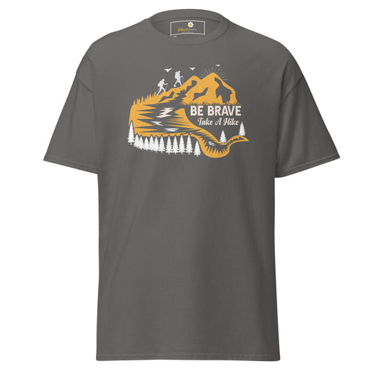 Unisex classic t-shirt - ADVENTURE BE BRAVE TAKE A HIKE - BIG