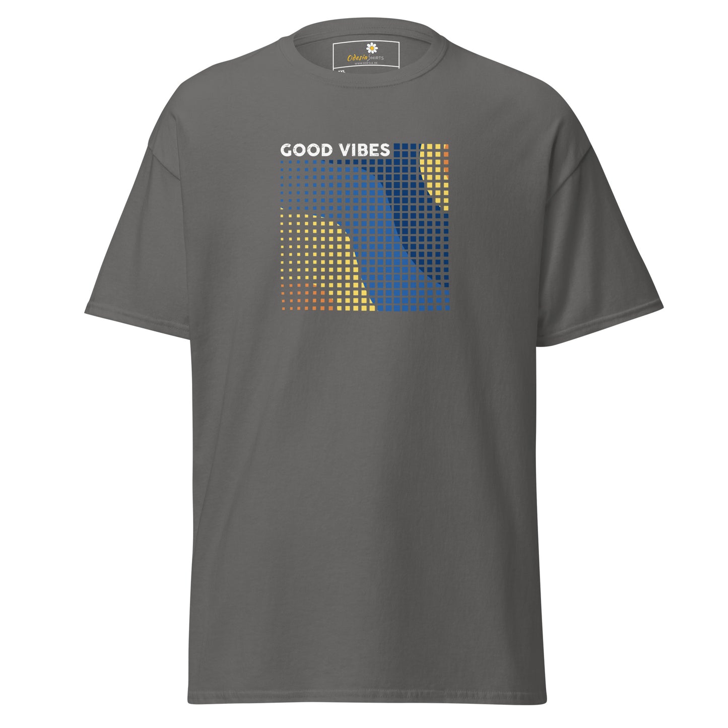 Unisex classic t-shirt - ABSTRACT GOOD VIBES - BIG