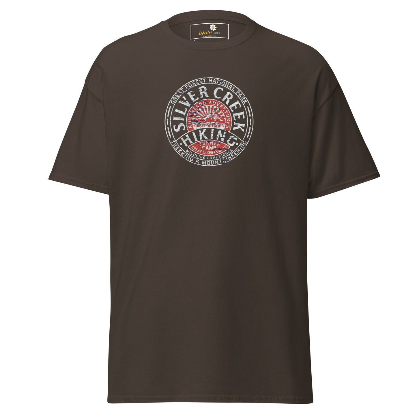 Heren klassiek T-shirt - ADVENTURE SILVER CREEK HIKING - REGULAR