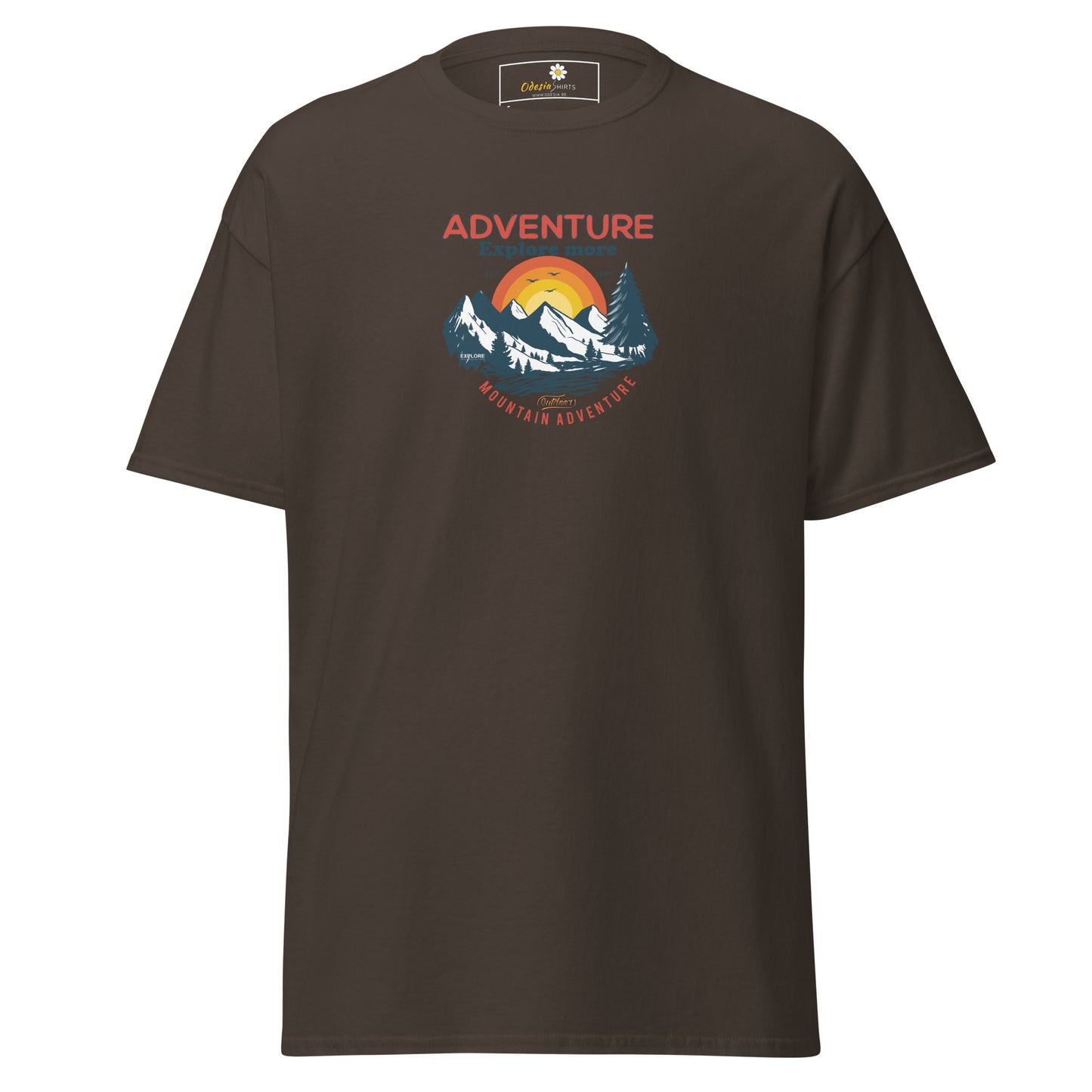 Unisex classic t-shirt - ADVENTURE EXPLORE MORE - REGULAR