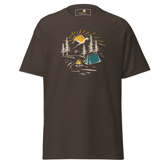 Unisex classic t-shirt - ADVENTURE CAMPFIRE CIRCLE - REGULAR