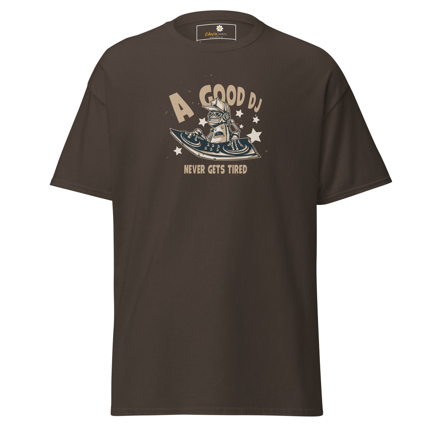 T-shirt classique unisexe - Un bon DJ jamais fatigué - Regular