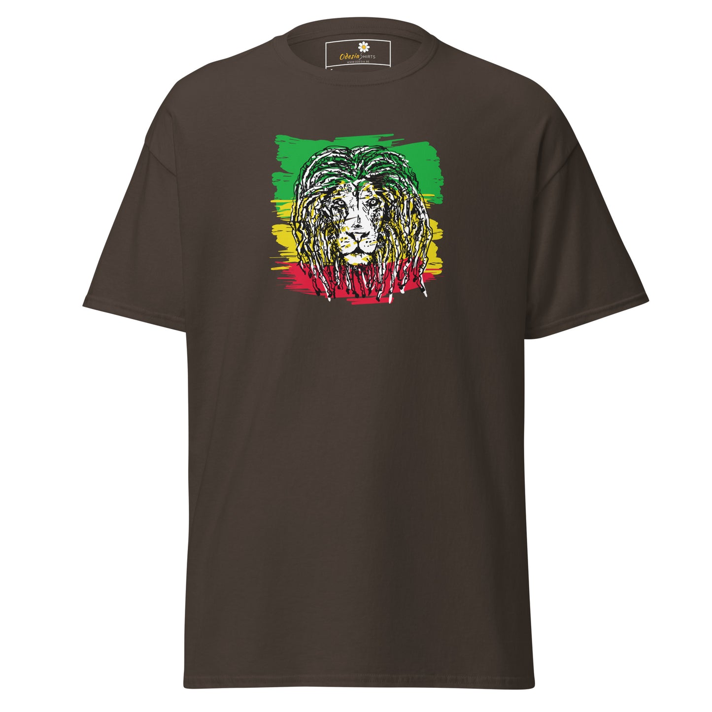 Unisex classic t-shirt - WILD LIFE MUSIC LION REGGAE - REGULAR