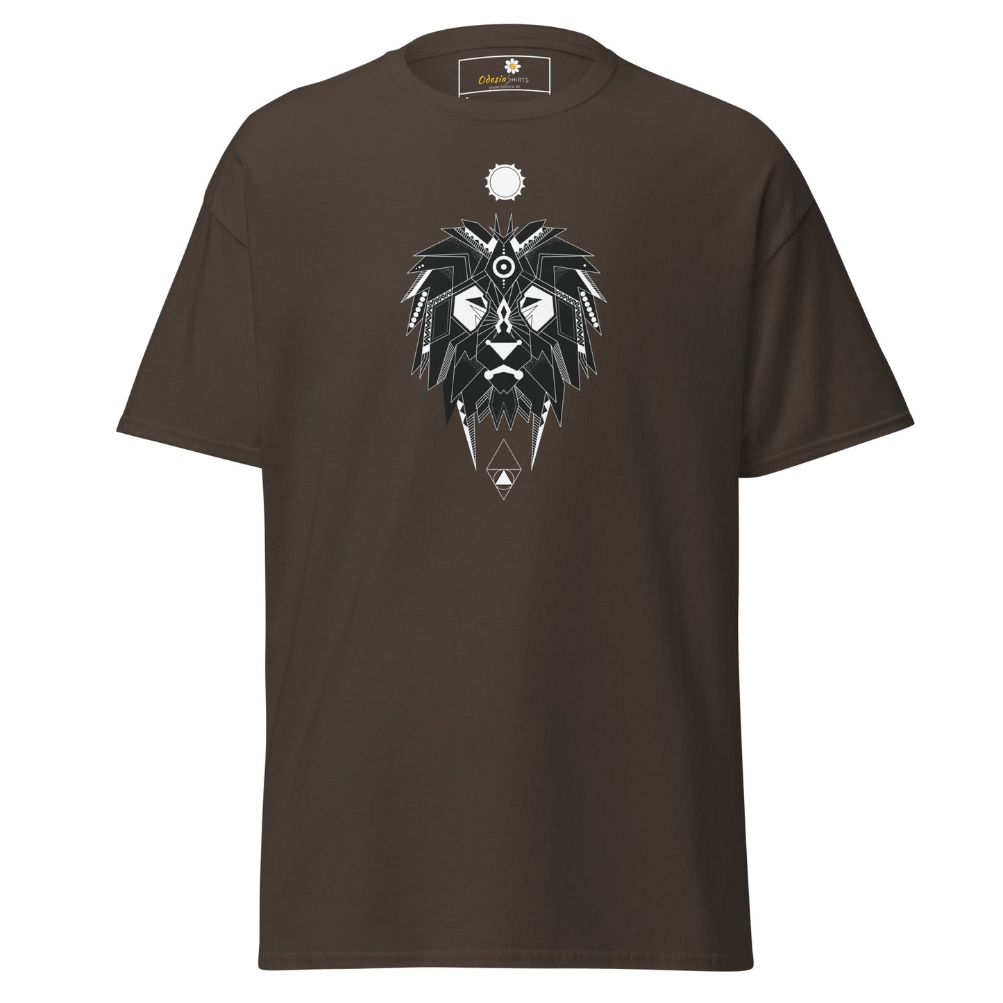 Unisex classic t-shirt - ABSTRACT MYSTIC LION HEAD - REGULAR