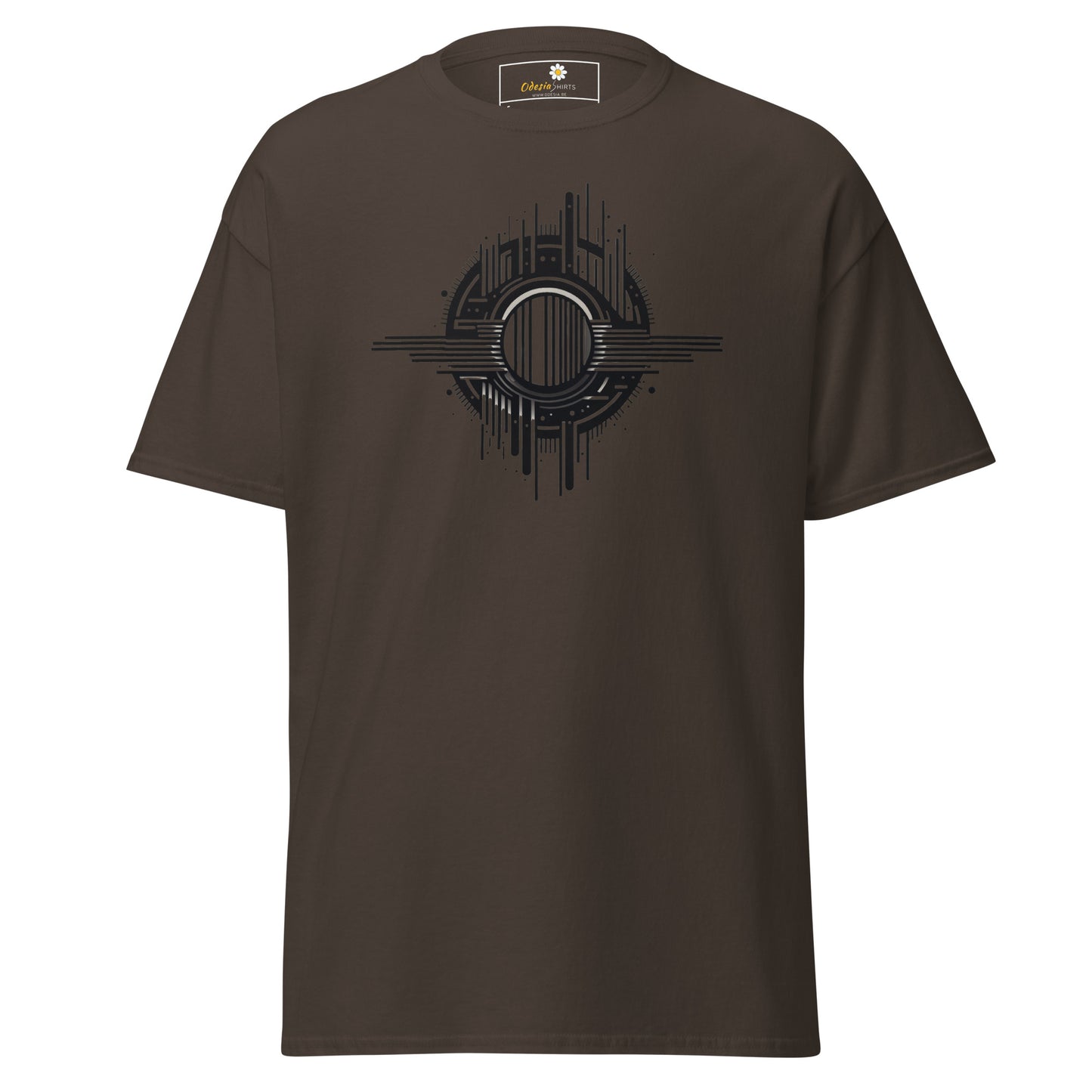 Unisex classic t-shirt - ABSTRACT SPHERE LINES - REGULAR