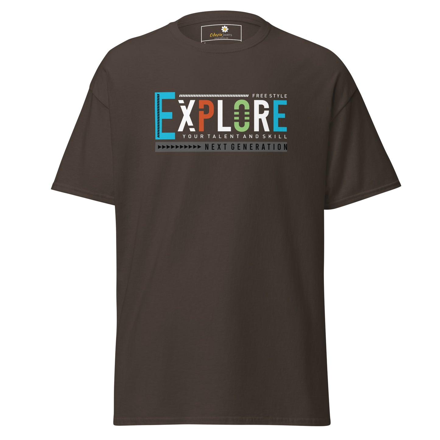 Unisex classic t-shirt - ADVENTURE EXPLORE FREESTYLE - REGULAR
