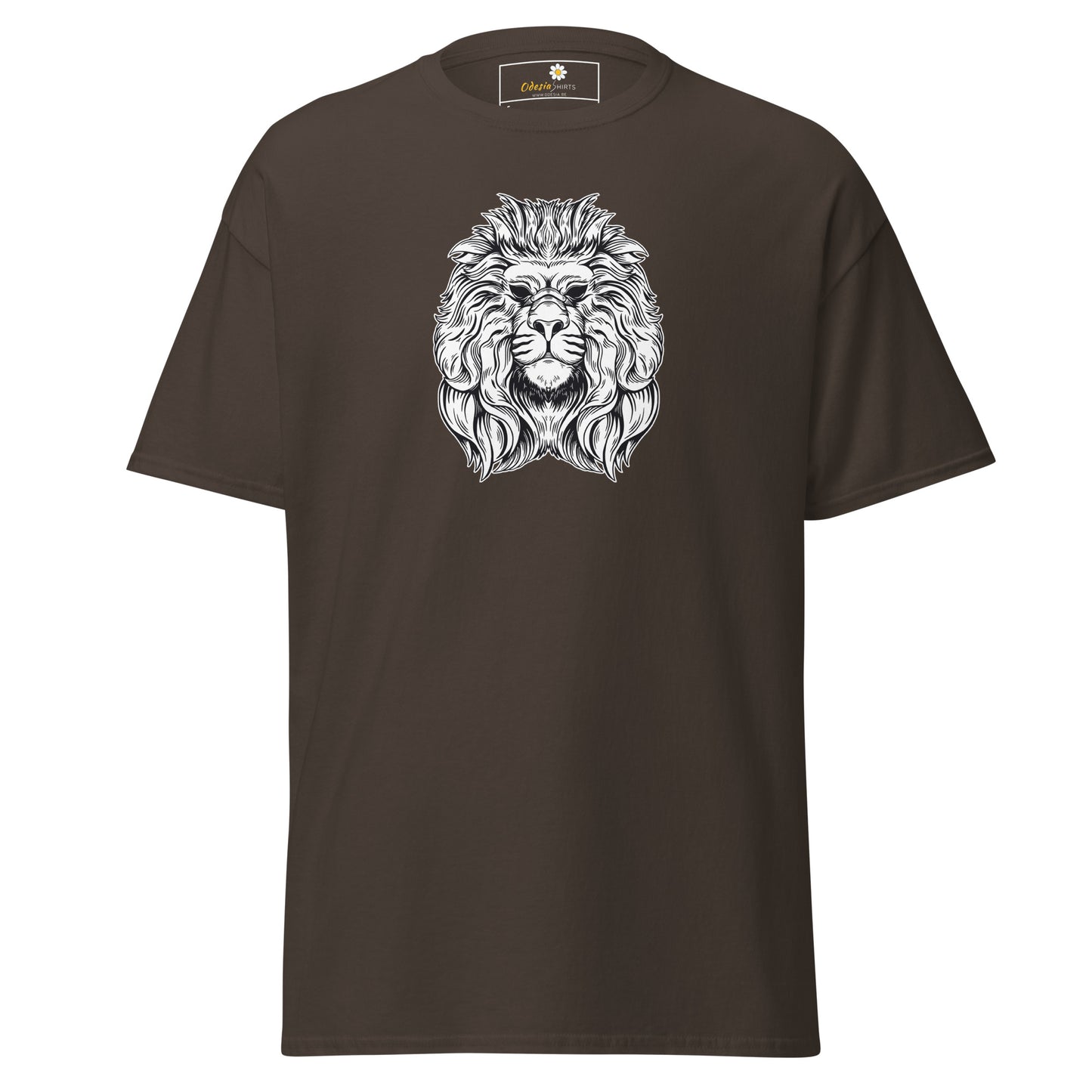 Unisex classic t-shirt - WILD LIFE LION HEAD - REGULAR