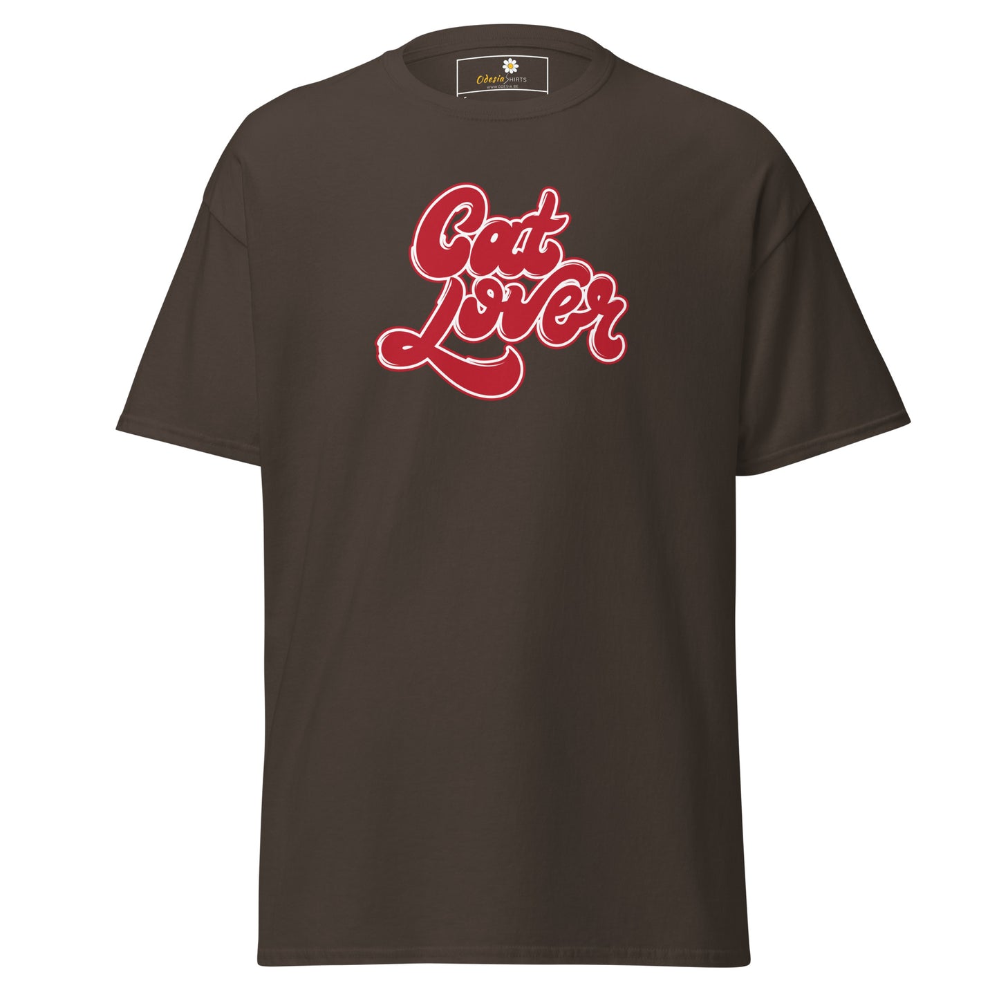 Unisex classic t-shirt - ANIMALS TEXT CAT LOVER - REGULAR