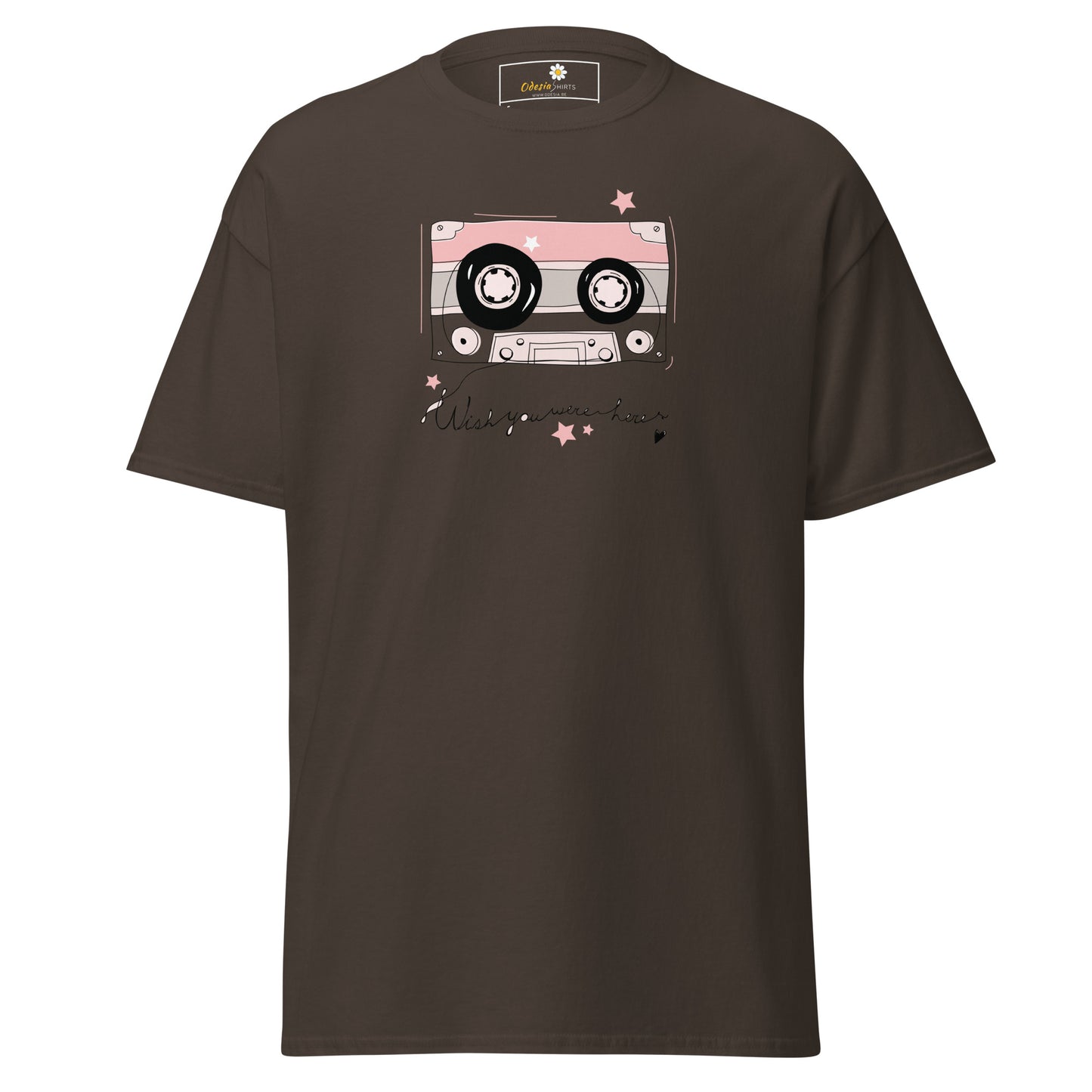 Unisex classic t-shirt - MUSIC WISH YOU WERE HERE - REGULAR