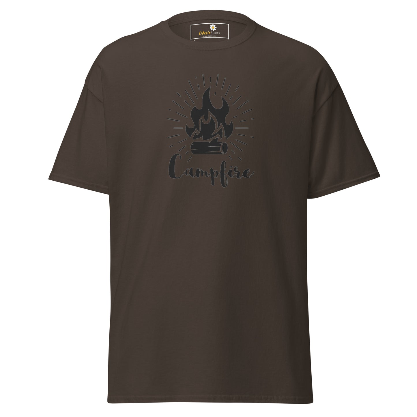 Unisex classic t-shirt - ADVENTURE CAMPFIRE - REGULAR