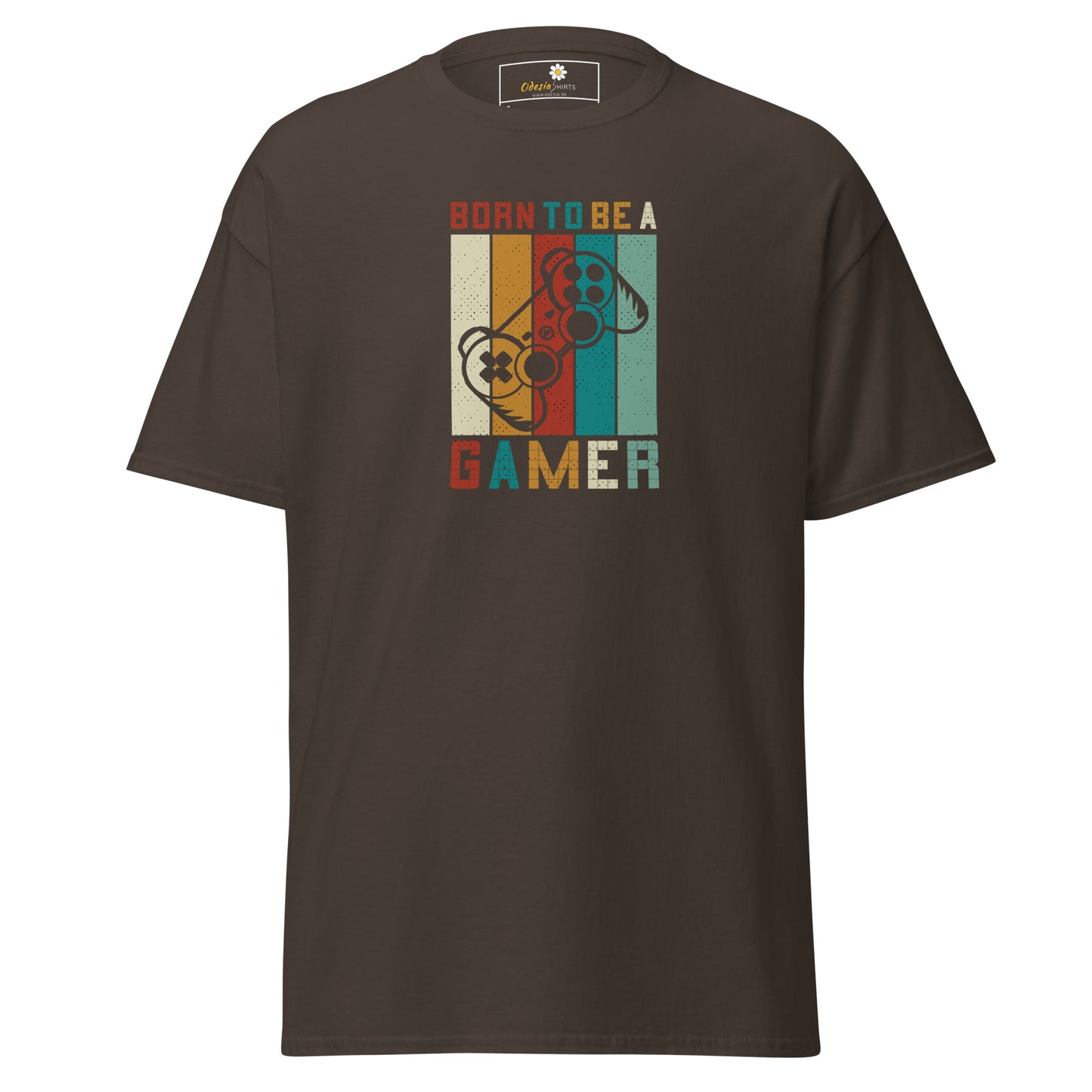 T-shirt classique unisexe - GAMERS BORN TO BE A GAMER - REGULAR