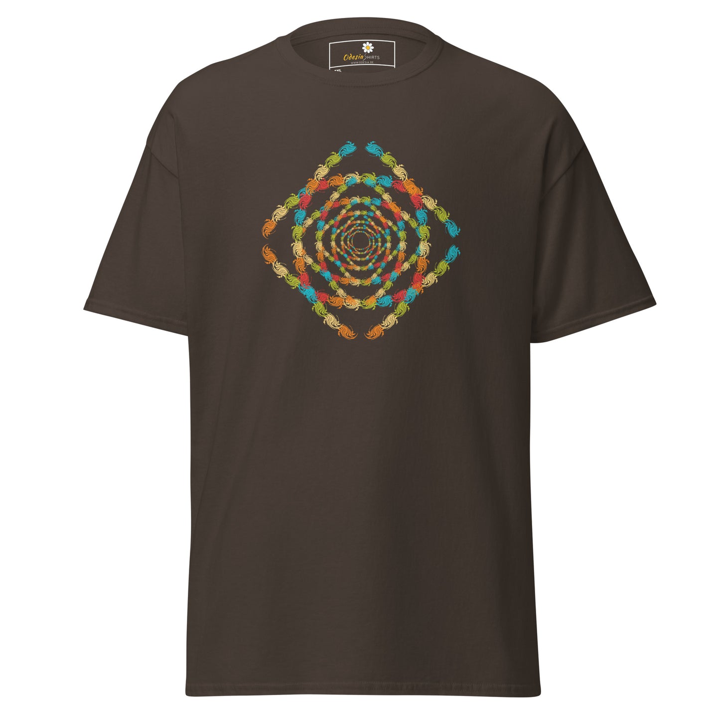Unisex classic t-shirt - ABSTRACT SQUARE TUNNEL - BIG