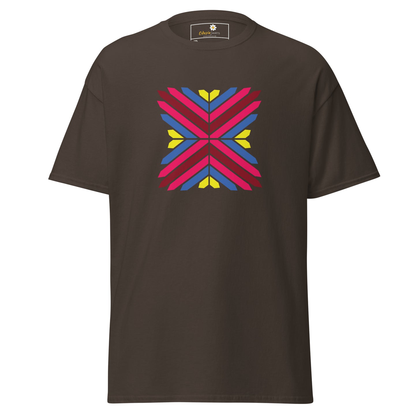 Unisex classic t-shirt - ABSTRACT TRIANGLES - BIG