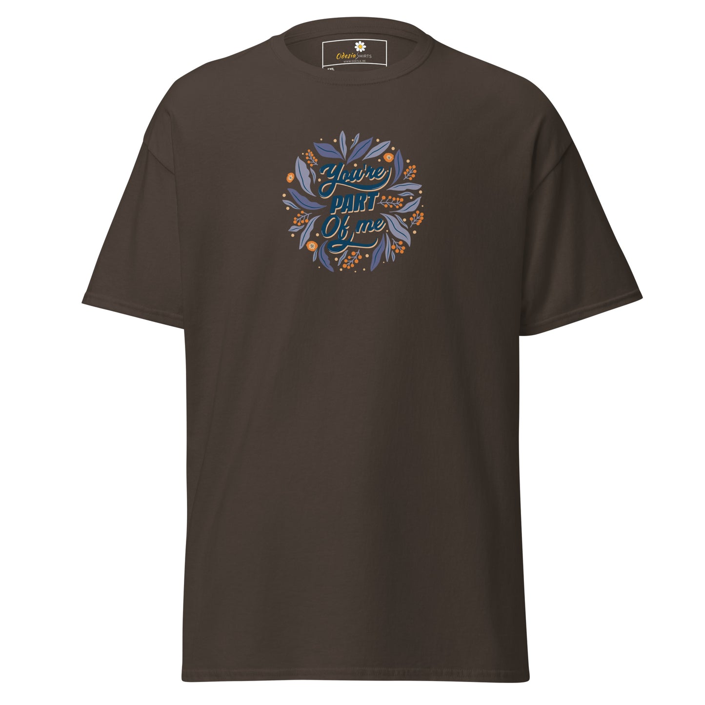 Unisex classic t-shirt - POSITIVE TEXT YOU ARE PART OF ME - BIG