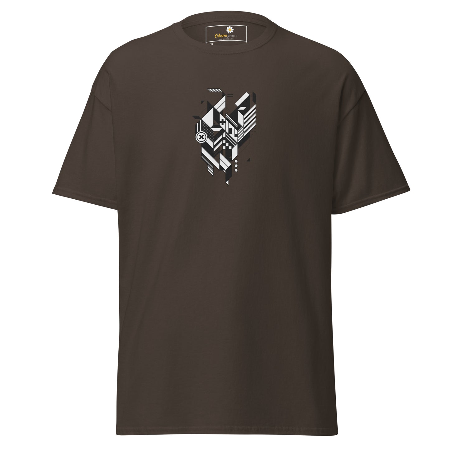 Unisex klassiek t-shirt - ABSTRACT FIGUUR - GROOT