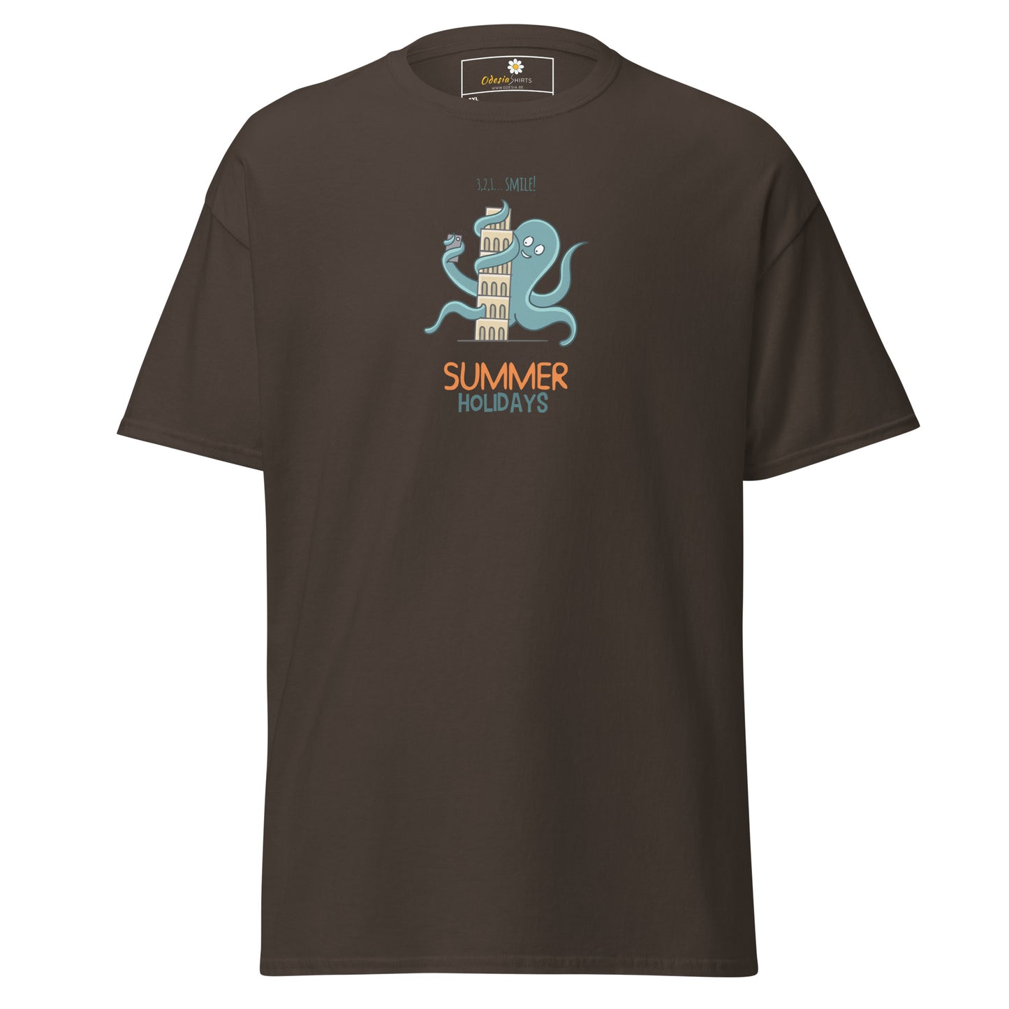 Heren klassiek t-shirt - ZOMERPLEZIERVAKANTIES - GROOT