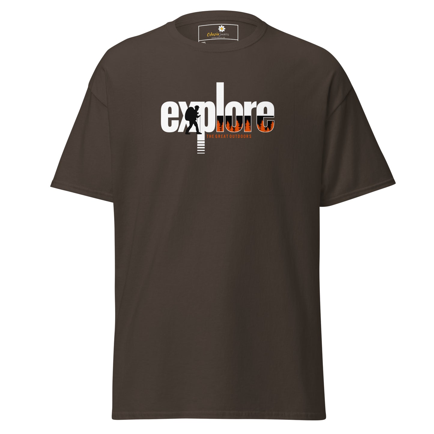 Unisex classic t-shirt - ADVENTURE EXPLORE - BIG