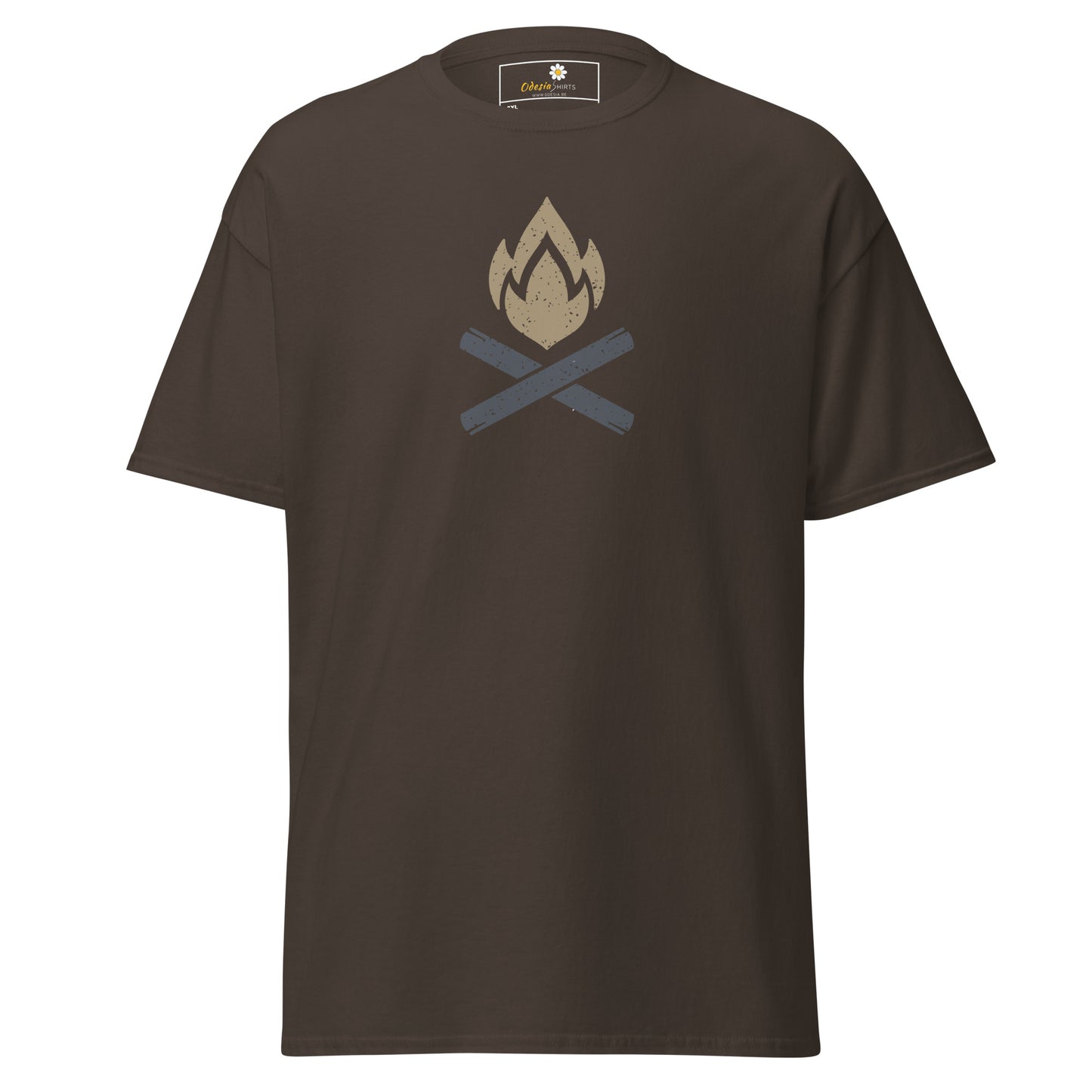 Unisex classic t-shirt - ADVENTURE CAMP FIRE - BIG