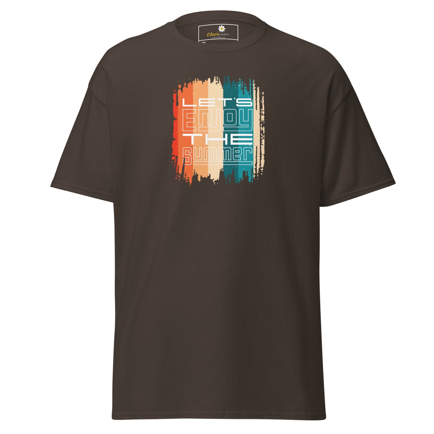 T-shirt classique pour homme - SUMMER LETS ENJOY - BIG