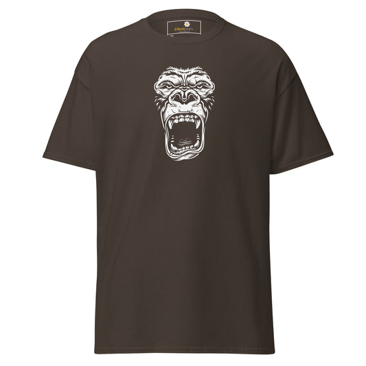 T-shirt classique pour homme - WILDLIFE GORILLA SCREAM - BIG