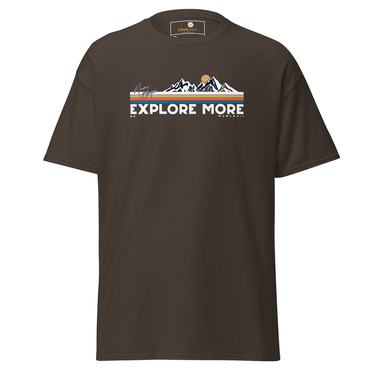 Unisex classic t-shirt - ADVENTURE EXPLORE MORE - BIG