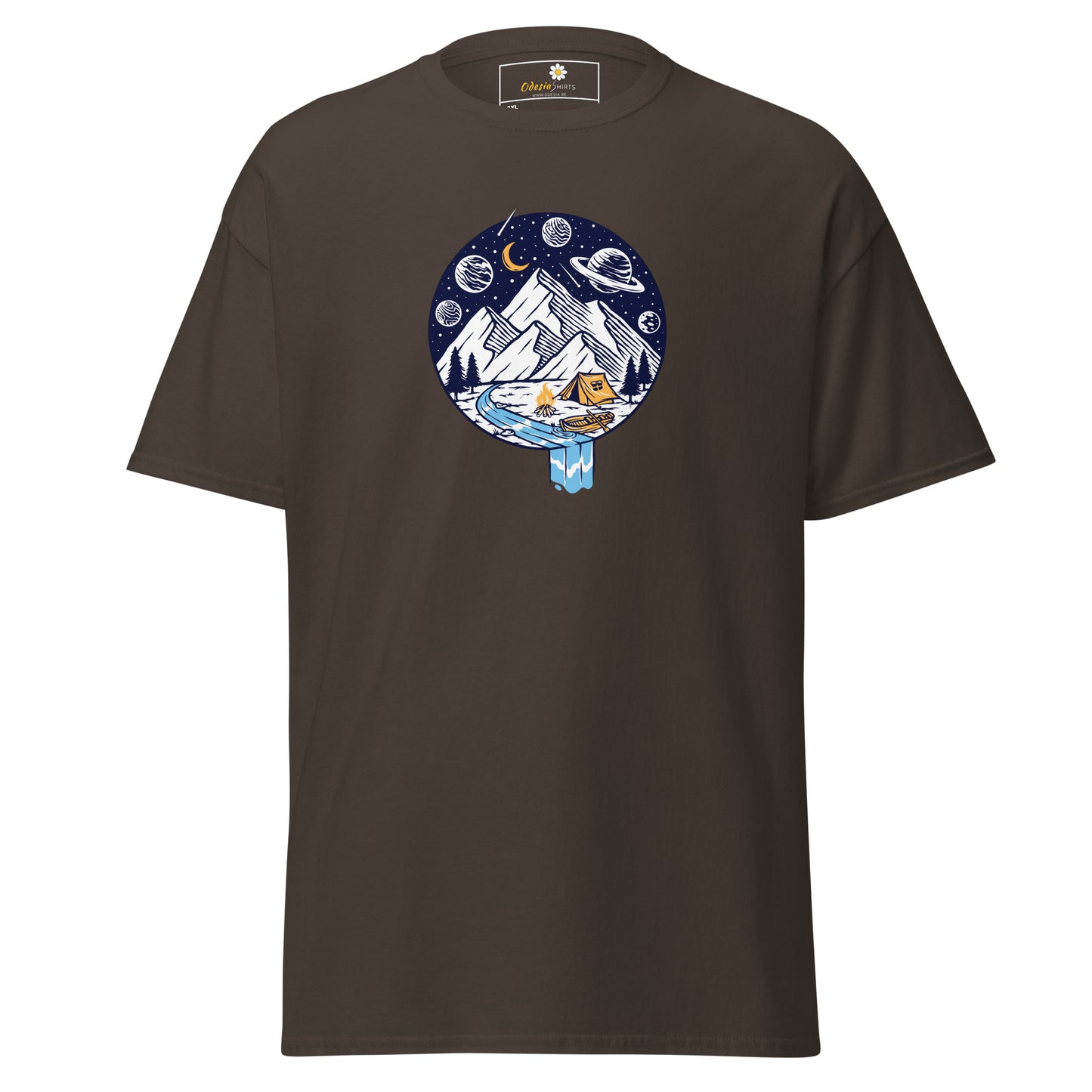 Unisex classic t-shirt - ADVENTURE NIGHT TENT - BIG