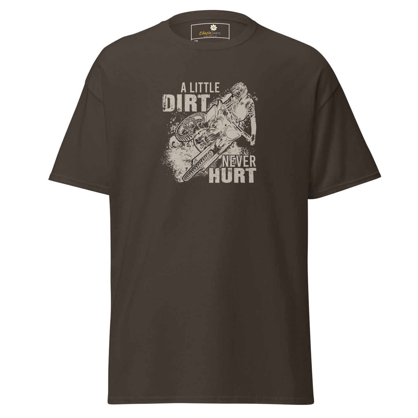 Unisex classic t-shirt - ADVENTURE DIRT NEVER HURT - BIG