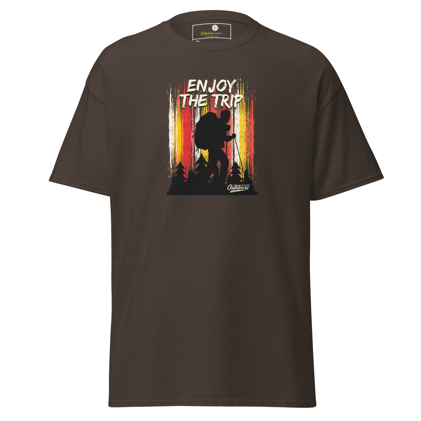 Unisex classic t-shirt - ADVENTURE ENJOY THE TRIP - BIG