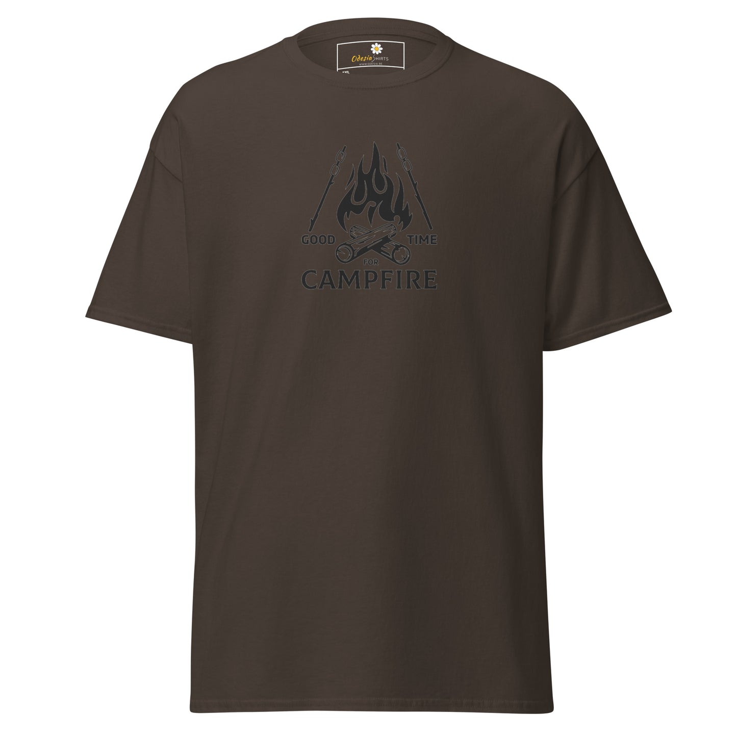 Unisex classic t-shirt - ADVENTURE GOOD TIMES CAMPFIRE - BIG