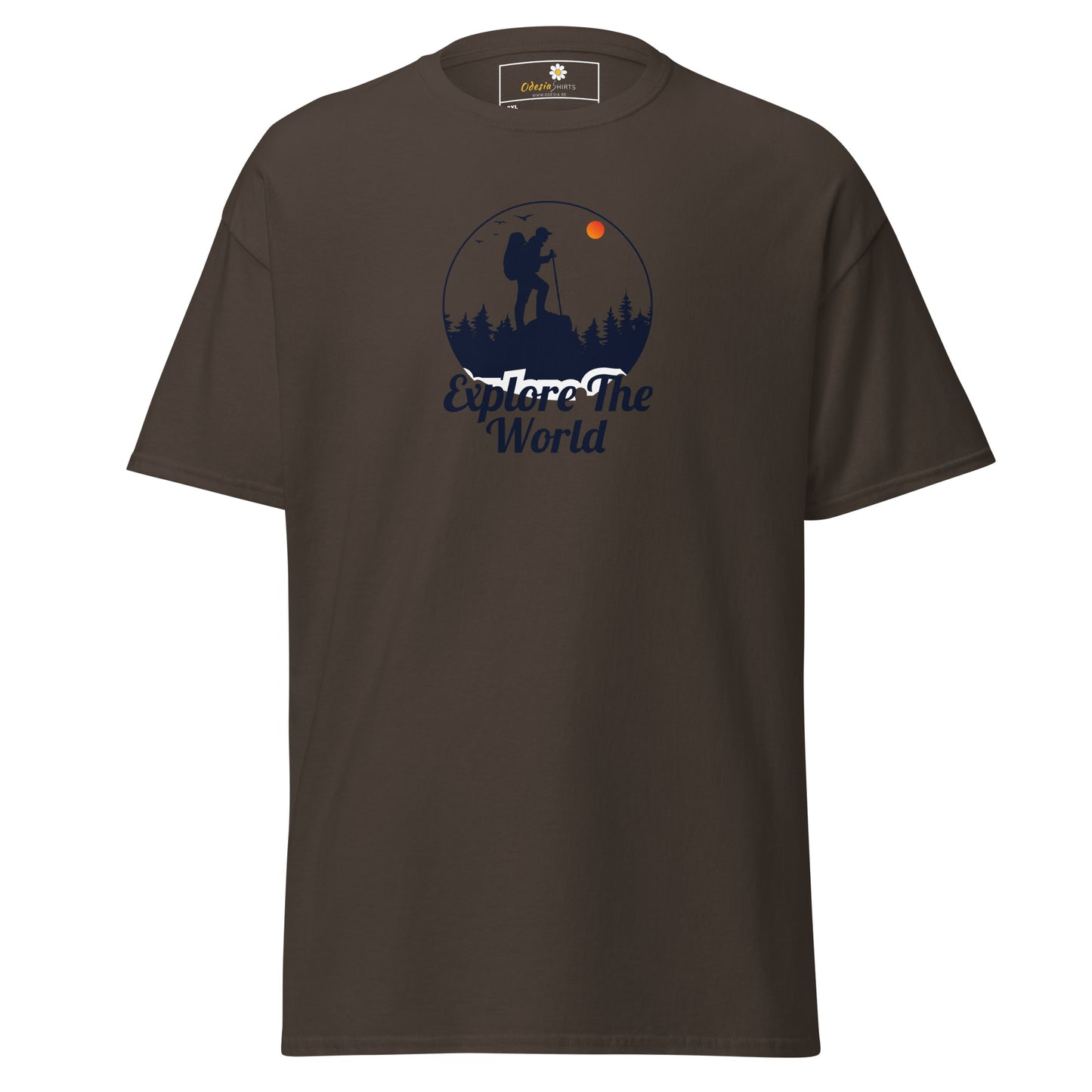 Unisex classic t-shirt - ADVENTURE EXPLORE THE WORLD - BIG