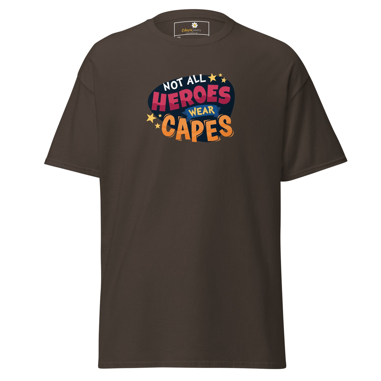 Unisex classic t-shirt - TEXT NOT ALL HEROES WEAR CAPES - BIG