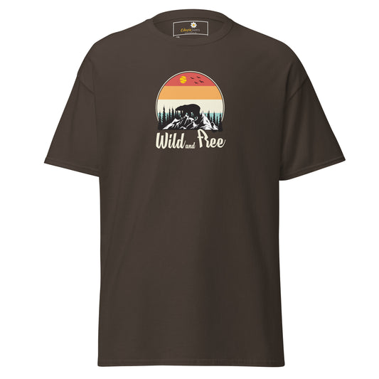 Unisex classic t-shirt - ADVENTURE WILD AND FREE - BIG