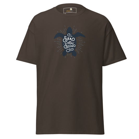 T-shirt classique pour homme - WILDLIFE TURTLE SEE YOU - BIG